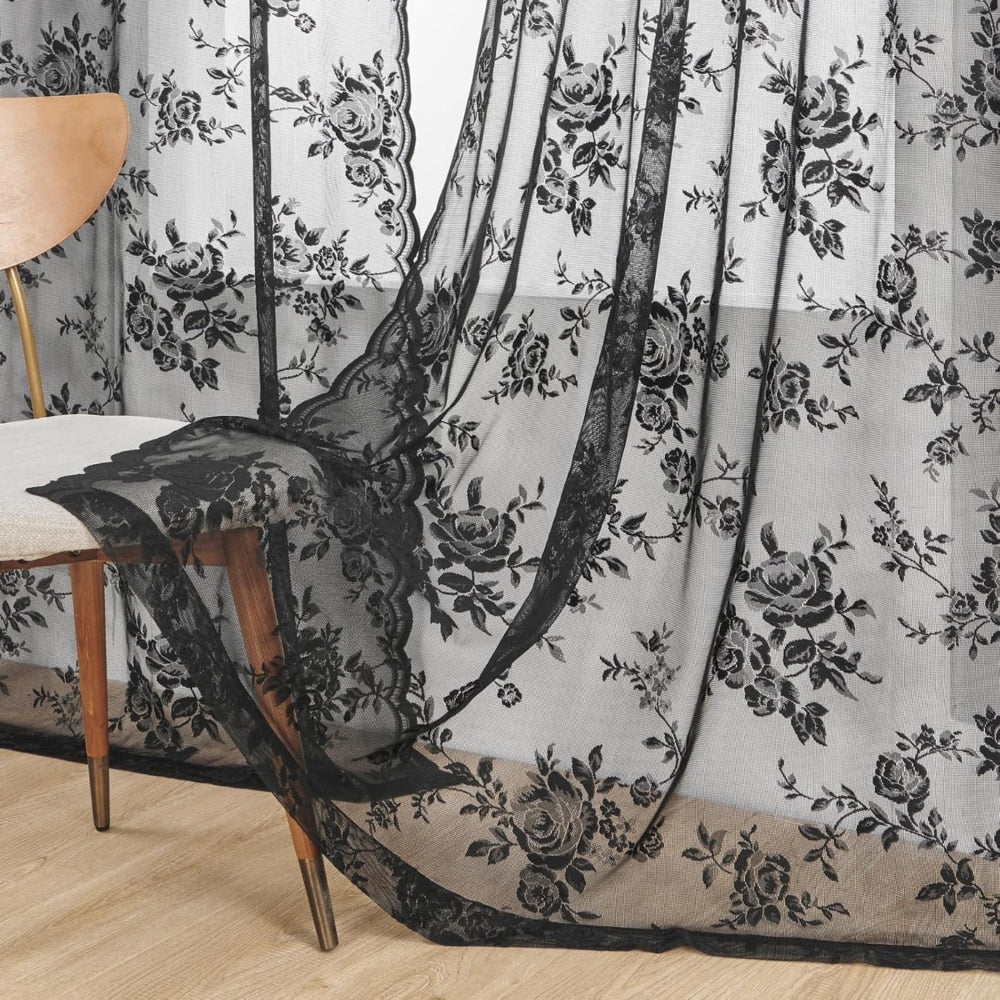 Rideaux Sheer Floral Grace