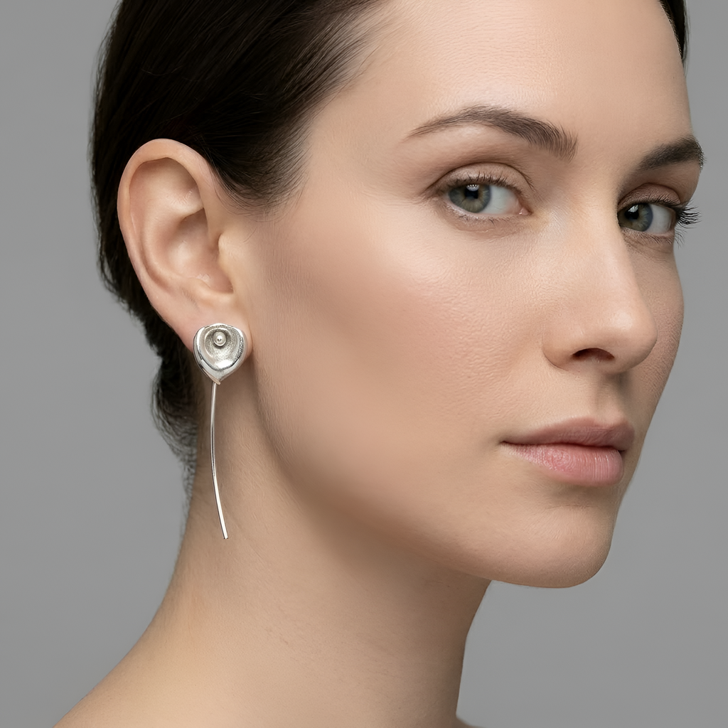 Ruby - Charmantes boucles d'oreilles à clous Fleur de marguerite pour femme