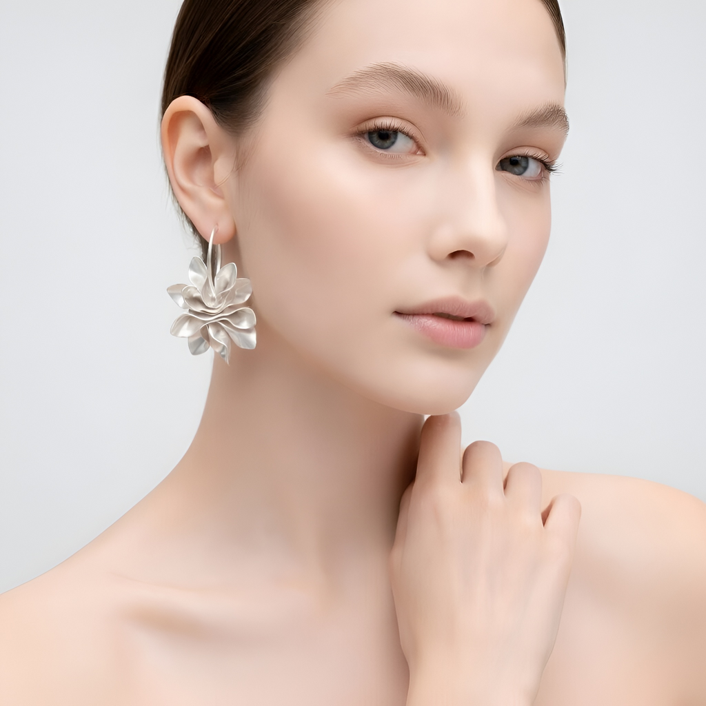 Athena - Boucles d'oreilles en argent polyvalentes