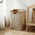 Panier à linge en coton-lin japonais – Panier de rangement pliable