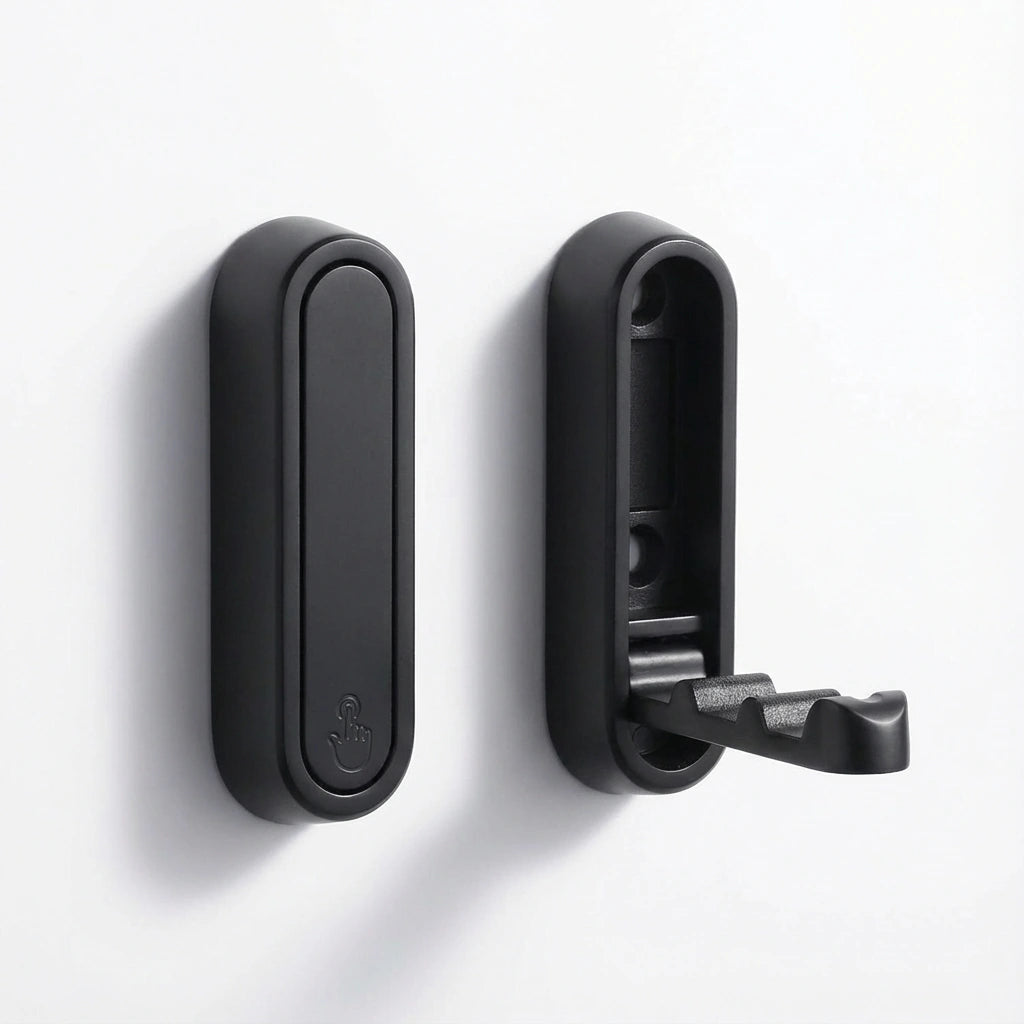 NORDHANG - Crochets muraux pliables en alliage de zinc pour une organisation gain de place
