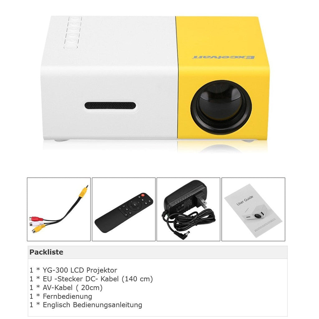 UltraLite™ Mini Projecteur – Compact, Portable & Haute Définition