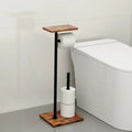 Distributeur de papier toilette indépendant | Support pour téléphone et accessoires | Support stable | BathBridge