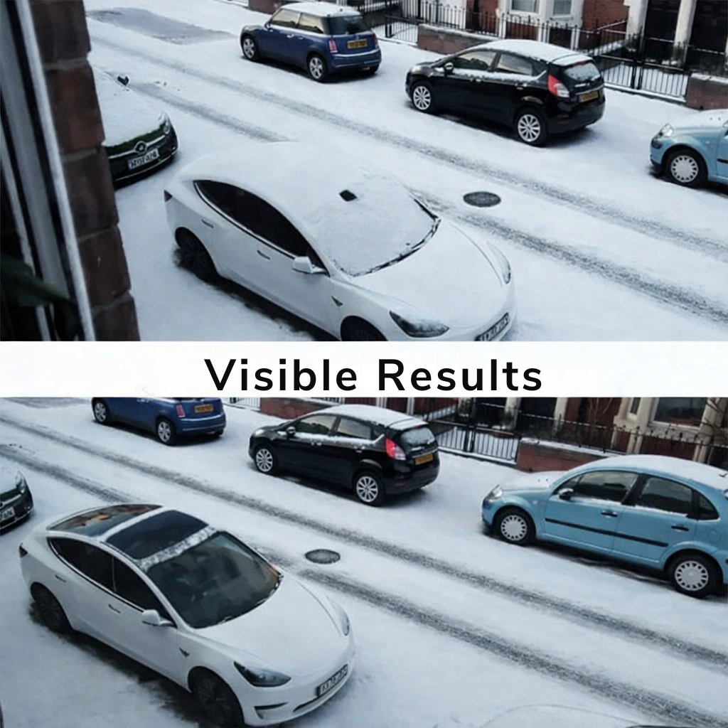 Protection contre le gel Auto | Dispositif de déneigement solaire | Automatique sans rayures | FrostGuard