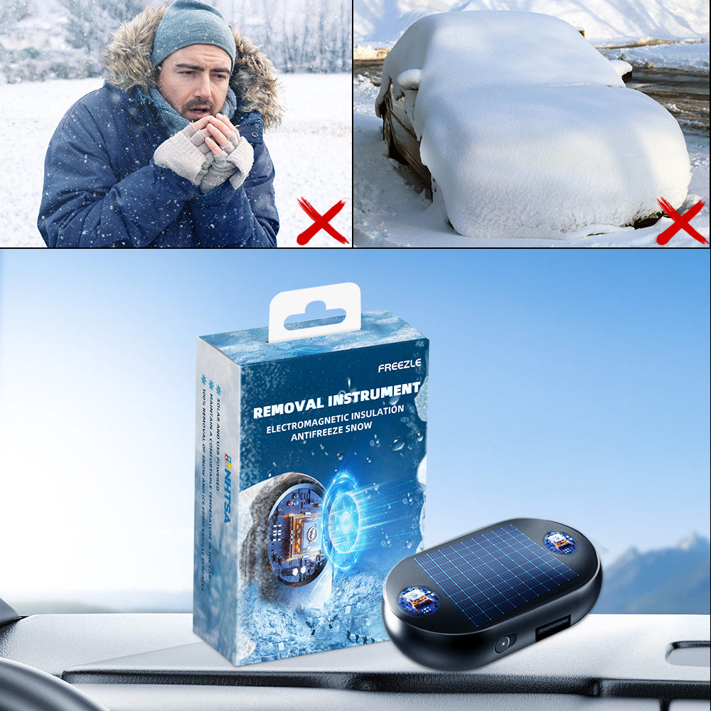 Protection contre le gel Auto | Dispositif de déneigement solaire | Automatique sans rayures | FrostGuard