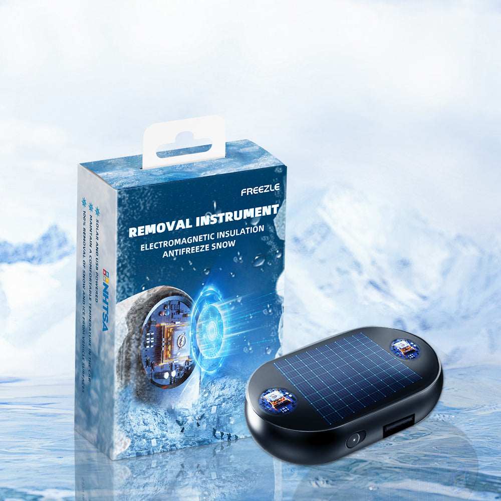 Protection contre le gel Auto | Dispositif de déneigement solaire | Automatique sans rayures | FrostGuard