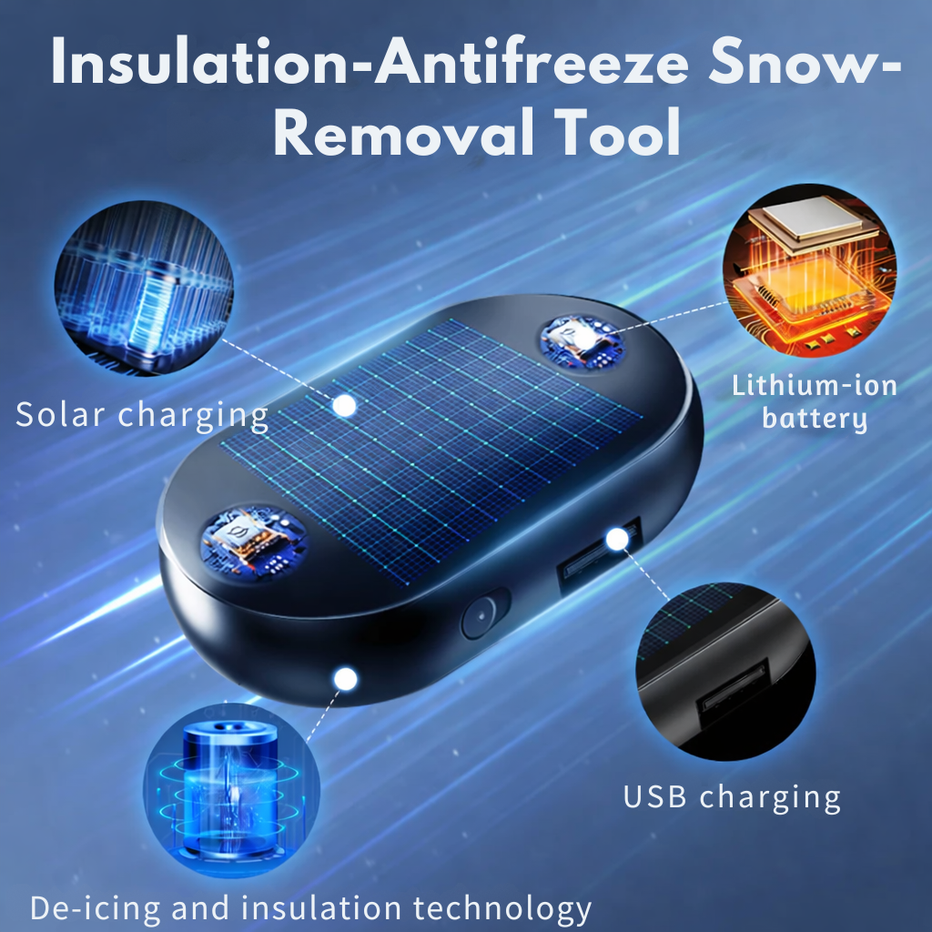Protection contre le gel Auto | Dispositif de déneigement solaire | Automatique sans rayures | FrostGuard