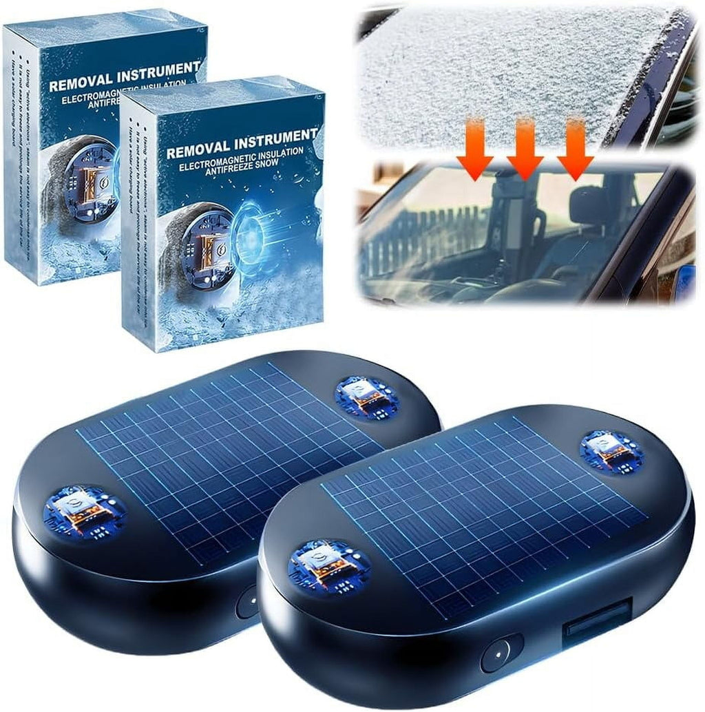 Protection contre le gel Auto | Dispositif de déneigement solaire | Automatique sans rayures | FrostGuard
