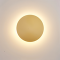 Lunaris – Applique Murale LED Ronde Moderne en Métal avec Lumière Chaude