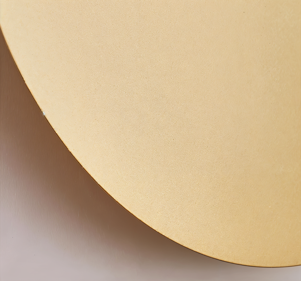 Lunaris – Applique Murale LED Ronde Moderne en Métal avec Lumière Chaude