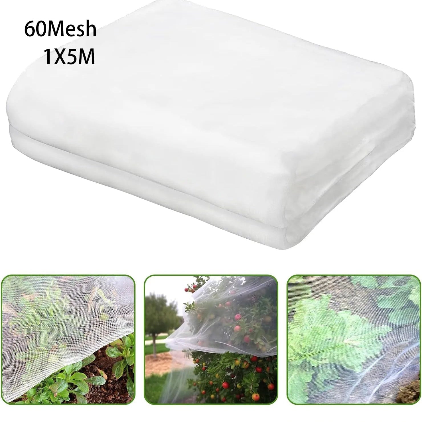 BUGBARRIER – Filet Insecte HDPE pour Protection Respirante des Plantes & Contrôle des Ravageurs
