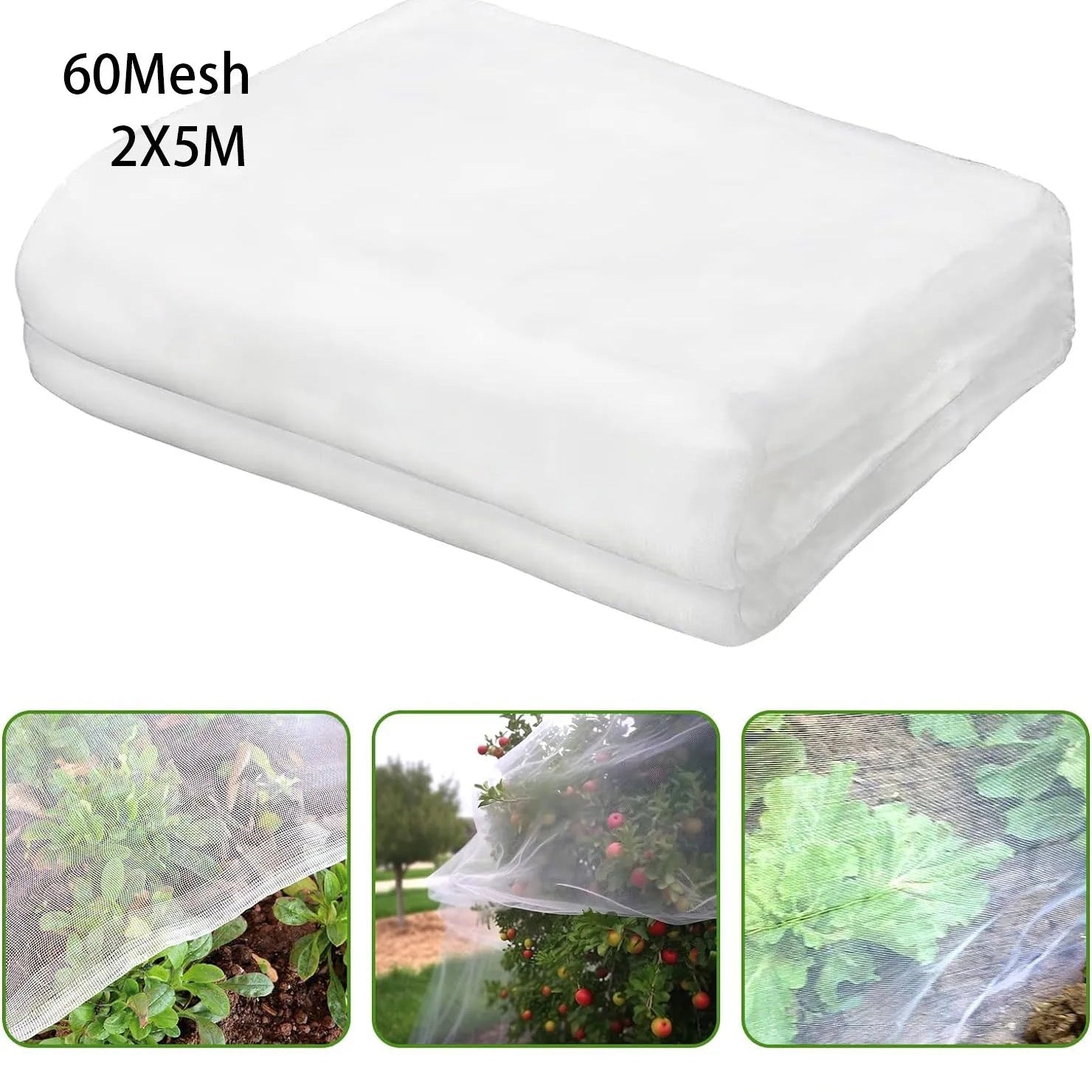 BUGBARRIER – Filet Insecte HDPE pour Protection des Plantes Respirante & Contrôle des Ravageurs