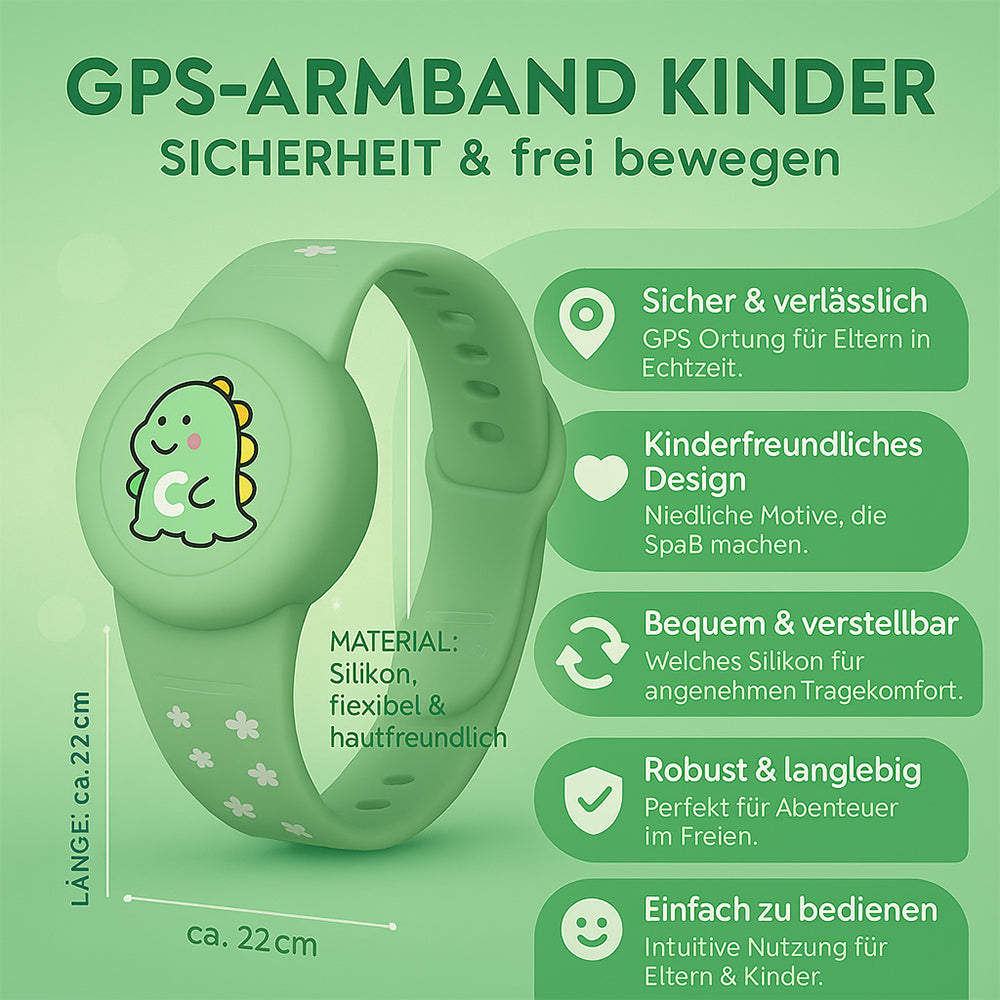 GPS | Bracelet enfant | Suivi de localisation | Bracelet en silicone ajustable | KidLoca