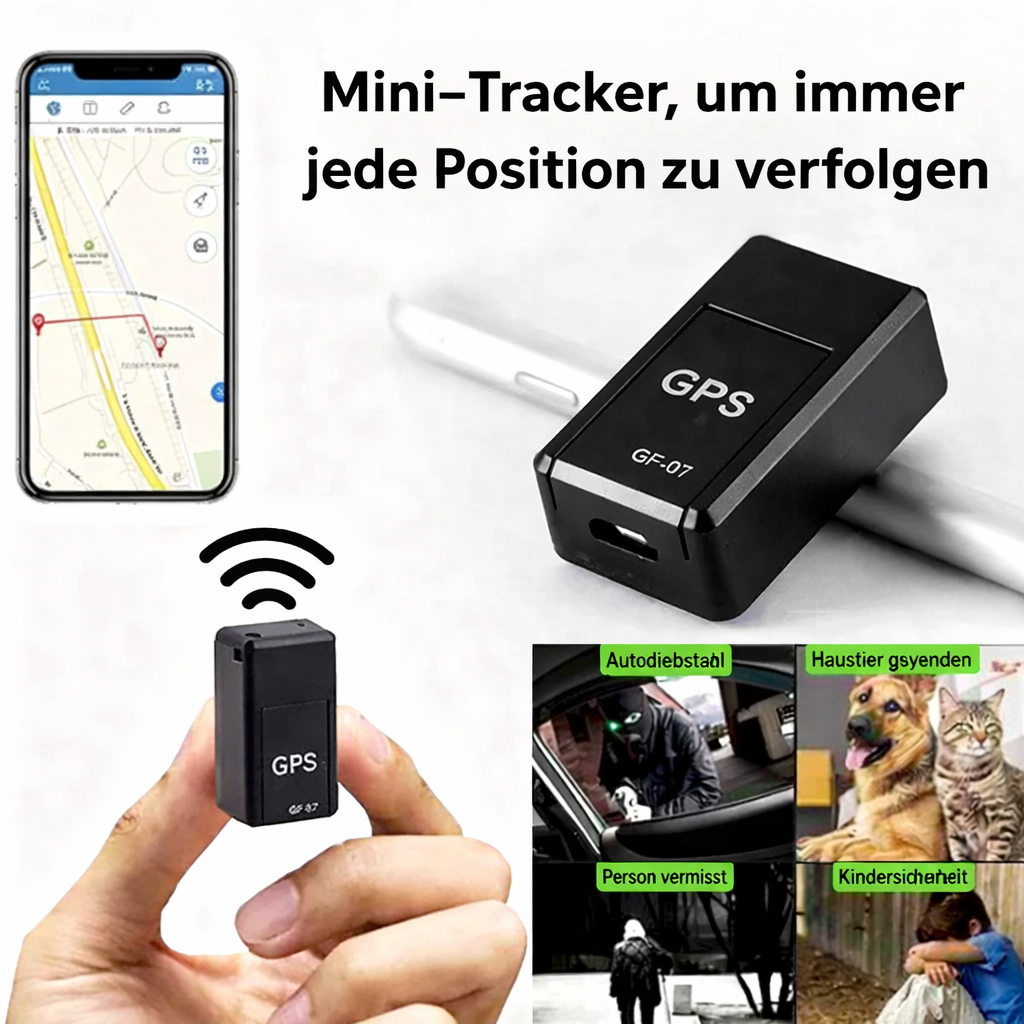 Traceur GPS | Mini Traceur GPS sans abonnement | Localisation en temps réel | Magnétique & Discret | Locaro