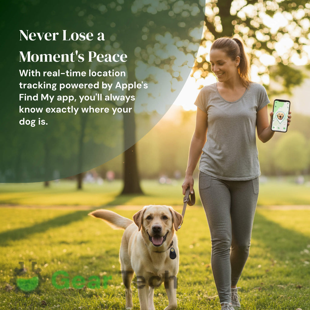 Kirra GPS Tracker pour Chien Étanche avec Mises à Jour de Position en Direct