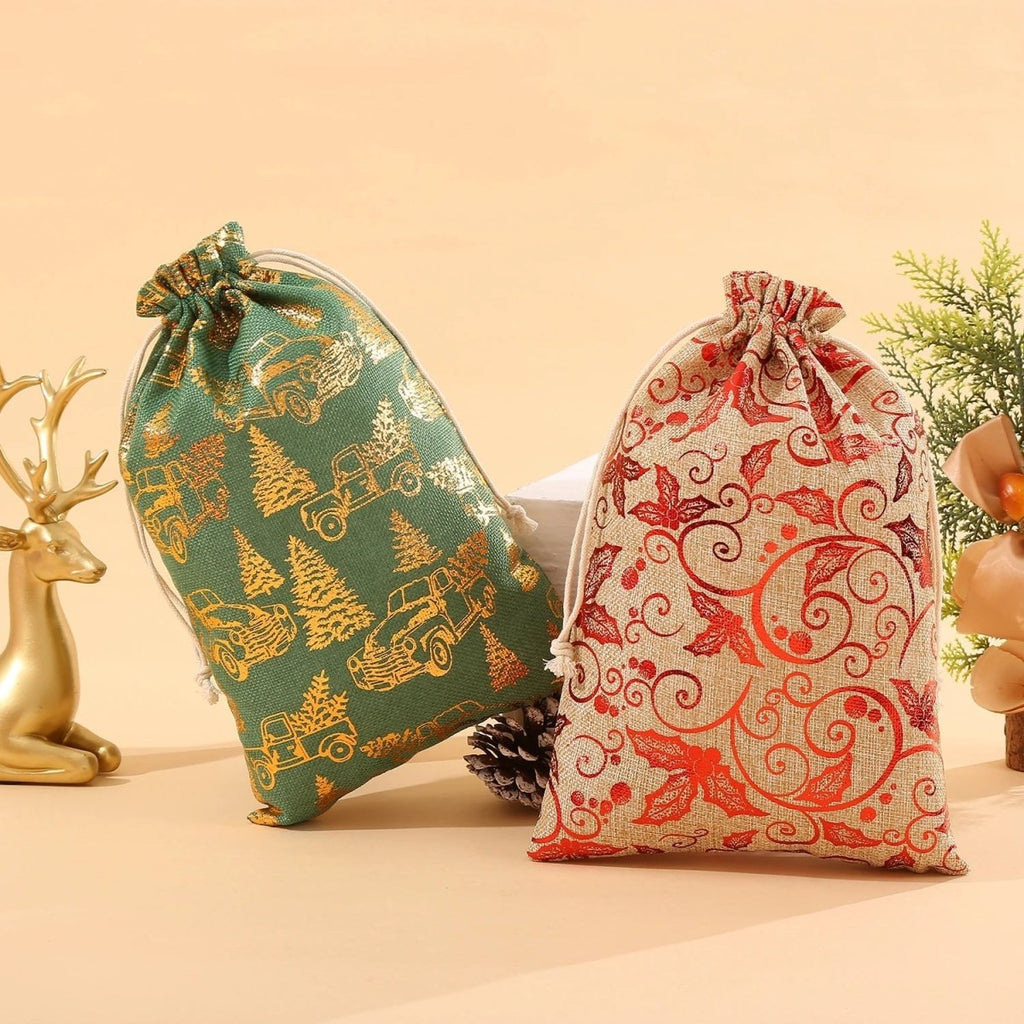 BIOWRAP – Sac en toile pour des cadeaux de Noël élégants et respectueux de l'environnement