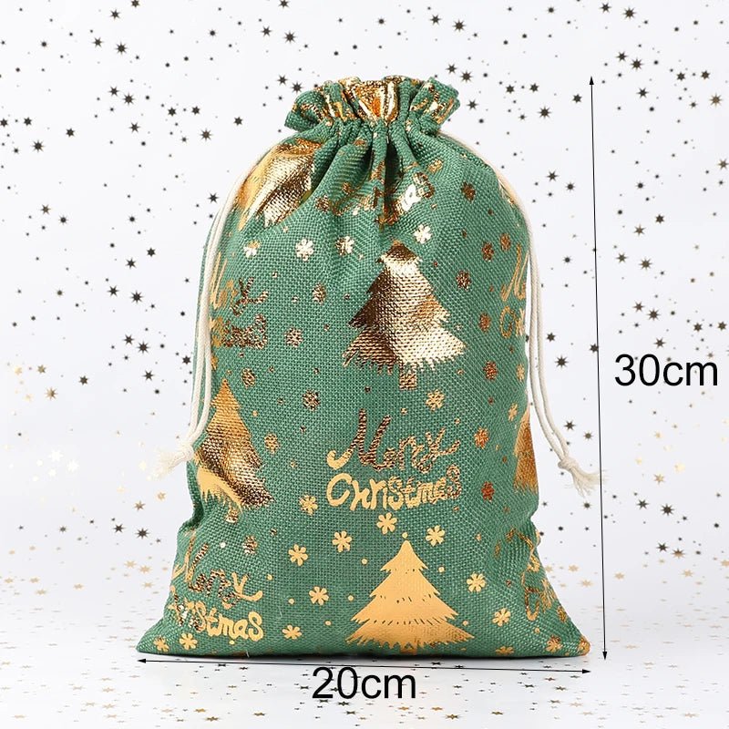 BIOWRAP – Sac en toile pour des cadeaux de Noël élégants et respectueux de l'environnement