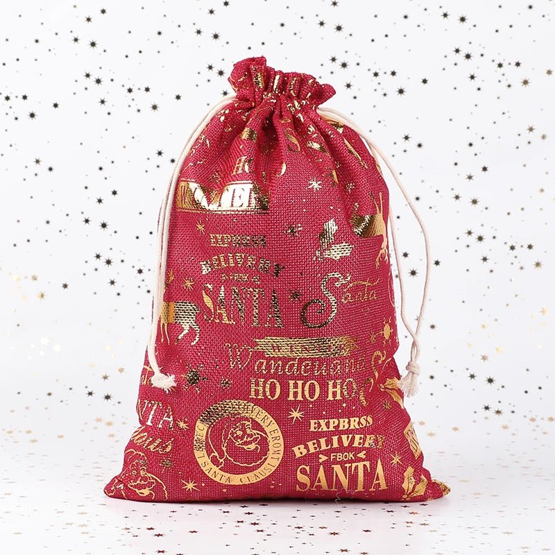 BIOWRAP – Sac en toile pour des cadeaux de Noël élégants et respectueux de l'environnement