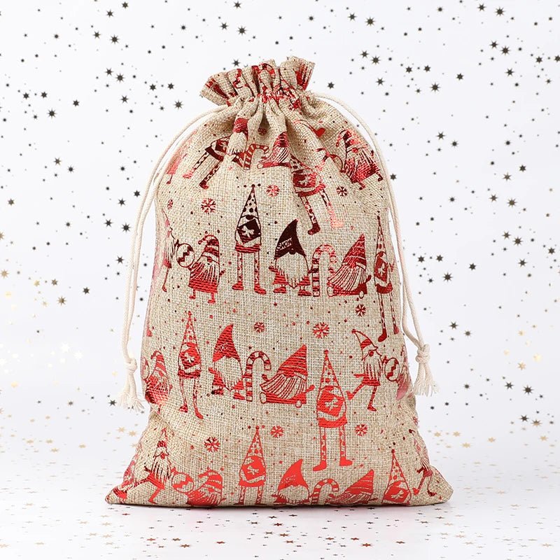 BIOWRAP – Sac en toile pour des cadeaux de Noël élégants et respectueux de l'environnement
