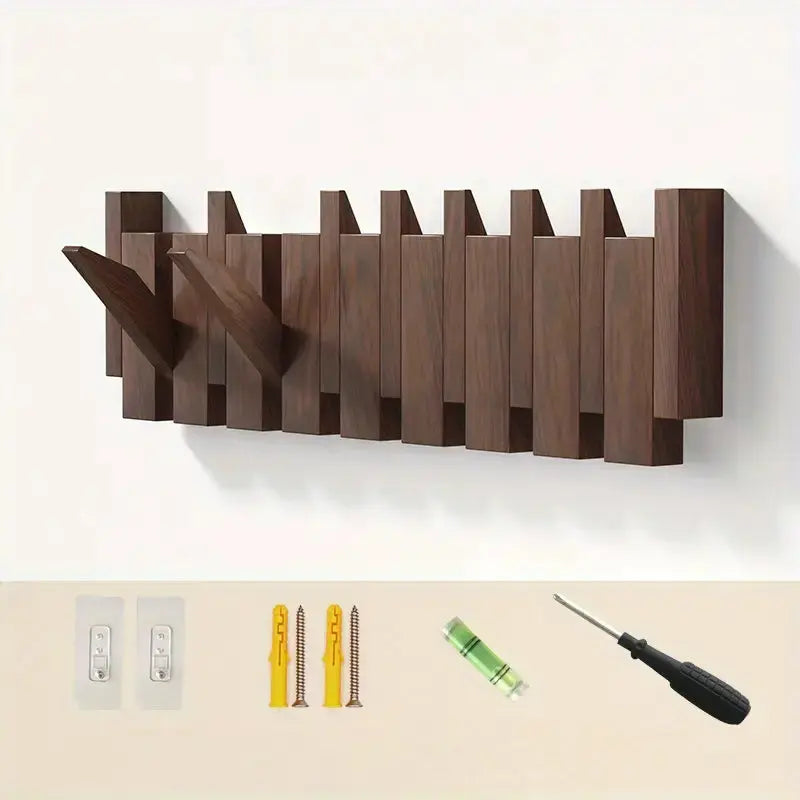 50% de réduction | Garderobe™ | 8 crochets pliables comme pièce de designer élégante et pratique pour l'entrée