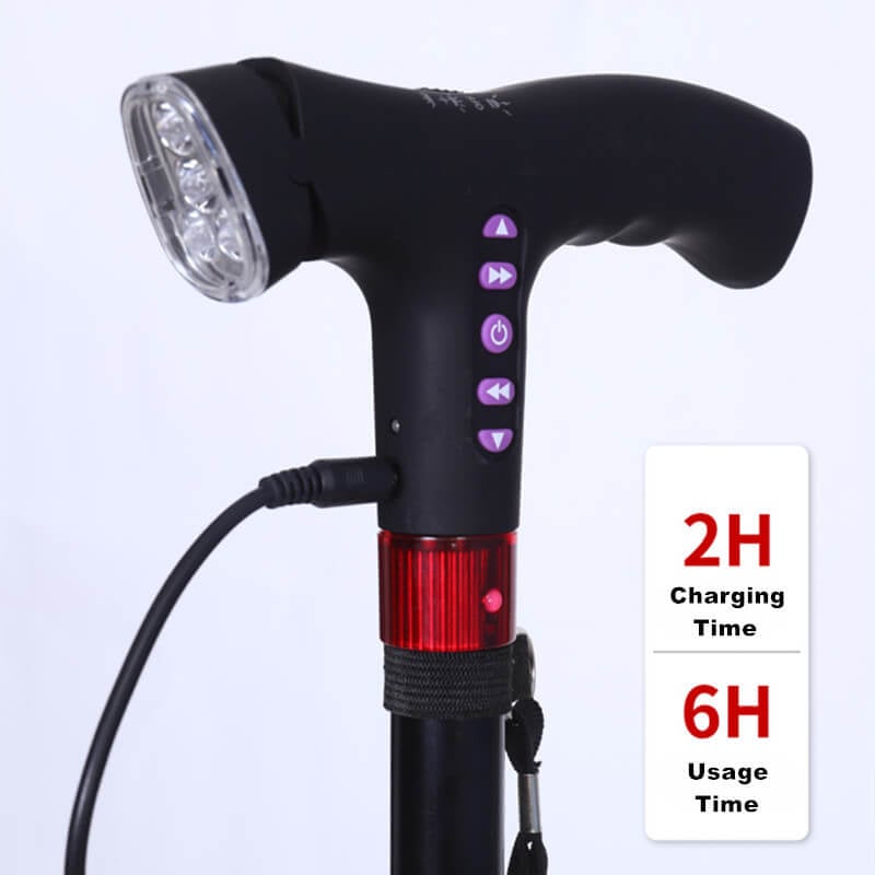 Canne de marche | Alerte de chute | Réglable en hauteur | SmartCane