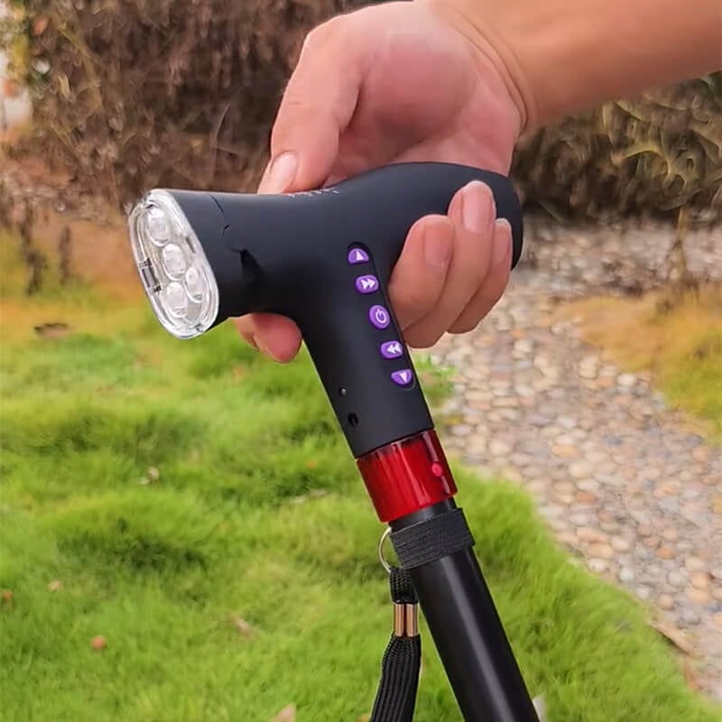 Canne de marche | Alerte de chute | Réglable en hauteur | SmartCane