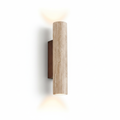 LumeStone Applique Murale | Élégance en Travertin | LED Durable