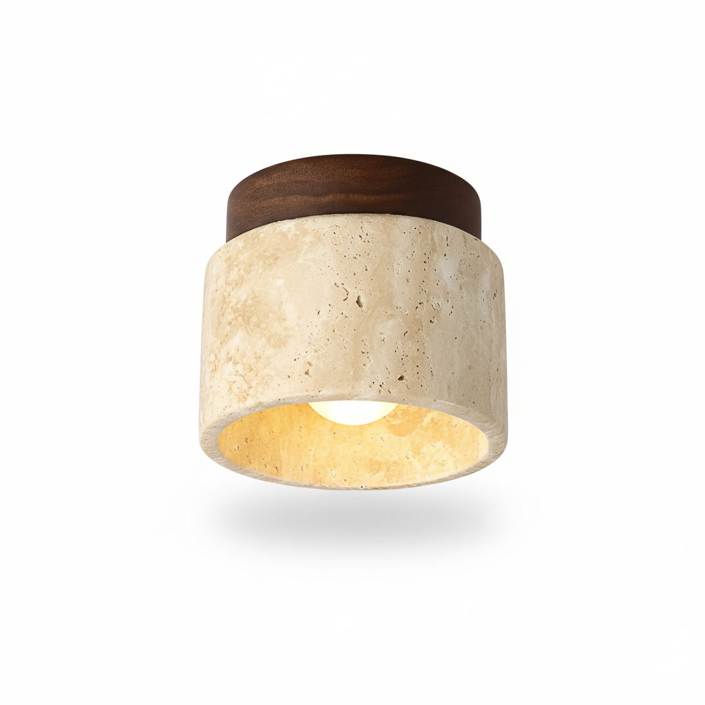 SatoriStone Plafondlamp | Design Japonais | Éclairage LED