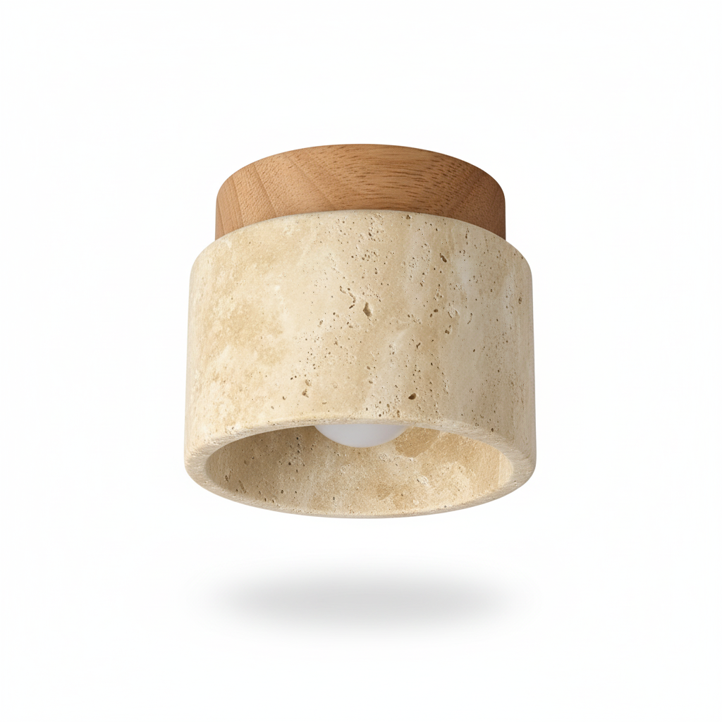 SatoriStone Plafondlamp | Design Japonais | Éclairage LED