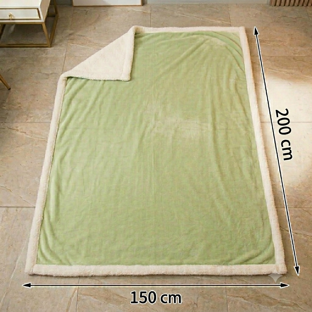 Housse de couette en Thermofleece réversible