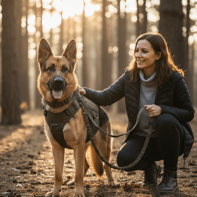 TACTICALK9 – Harnais pour chien robuste pour un contrôle et un confort maximum