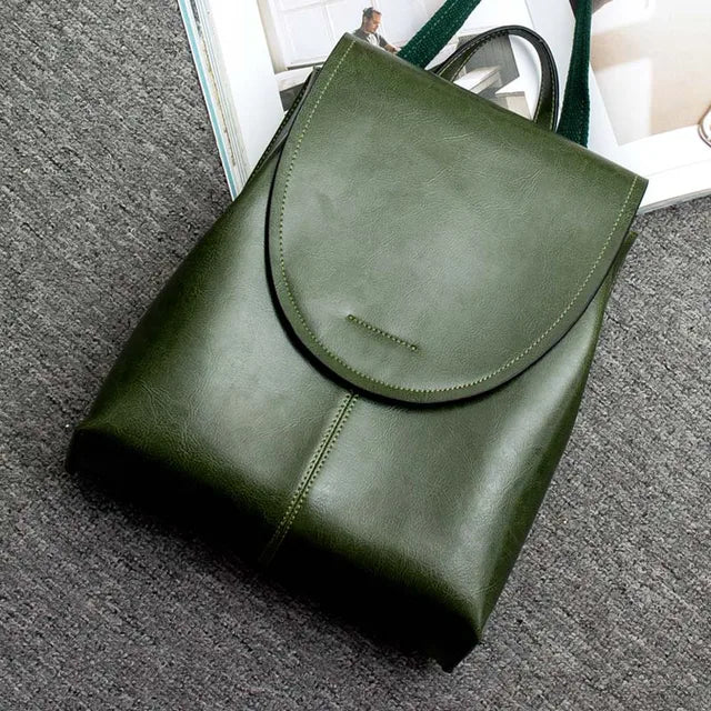 Sac à dos en cuir tendance pour femmes – Élégant, Polyvalent & Durable