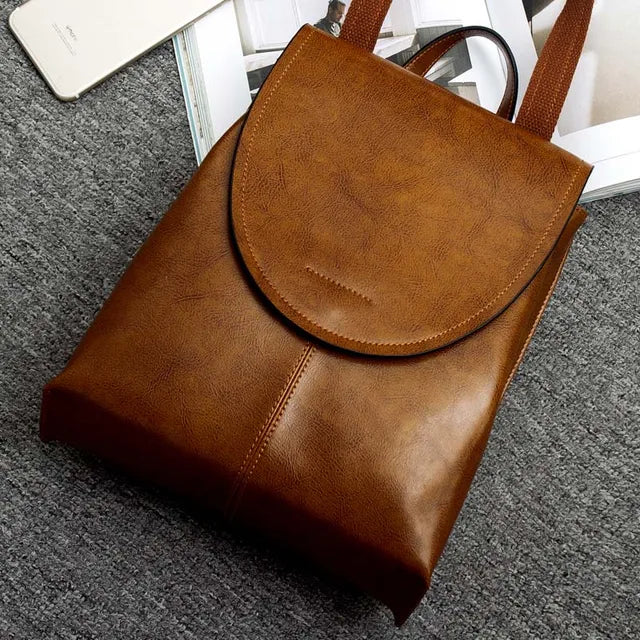 Sac à dos en cuir tendance pour femmes – Élégant, Polyvalent & Durable