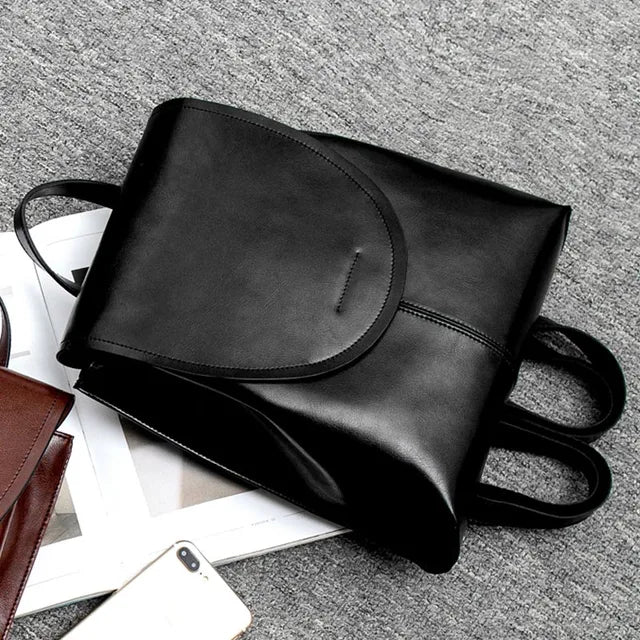 Sac à dos en cuir tendance pour femmes – Élégant, Polyvalent & Durable