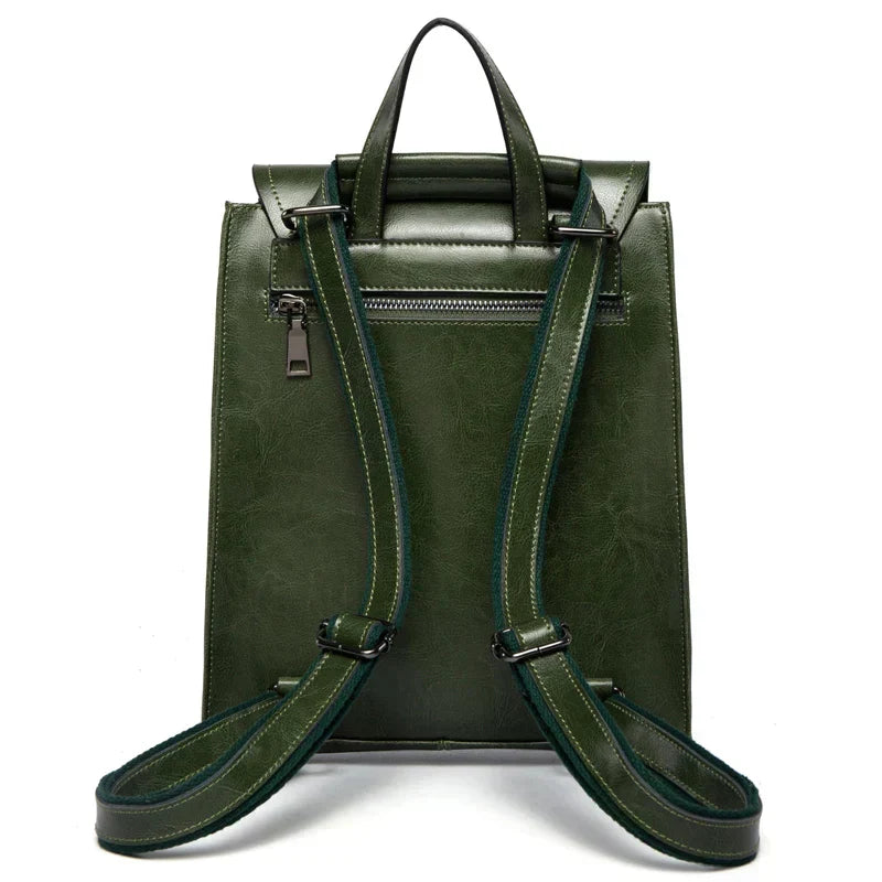 Sac à dos en cuir tendance pour femmes – Élégant, Polyvalent & Durable
