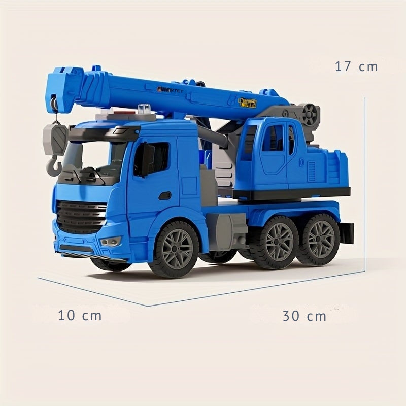 Jouet Camion-Grue avec Mouvements et Sons Réalistes