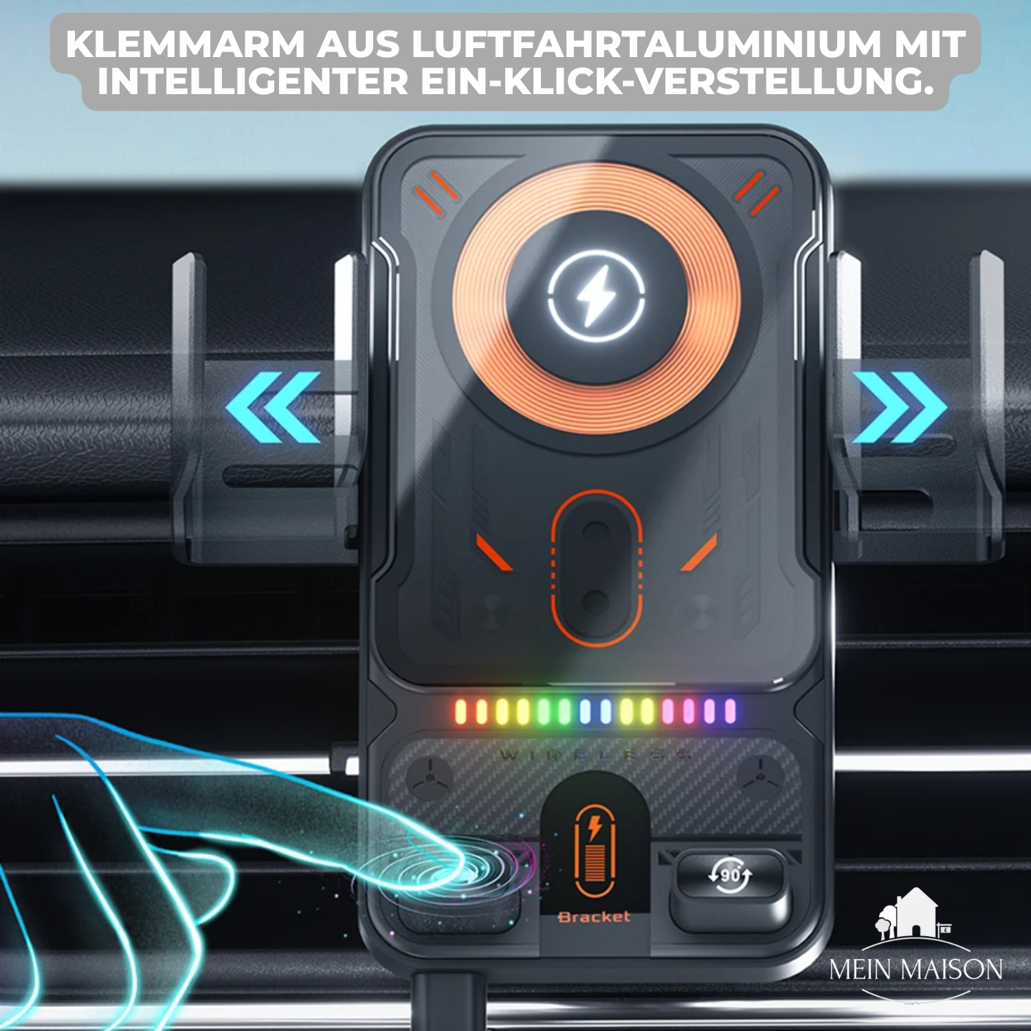 PowerDrive Pro – Chargement sécurisé et navigation en conduisant