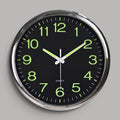 Kansas – Horloge Murale Silencieuse avec Éclairage Nocturne Ø30 cm