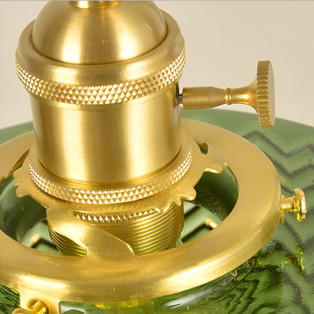 Verluna – Lampe Pendante Vintage en Verre Cylindrique Vert