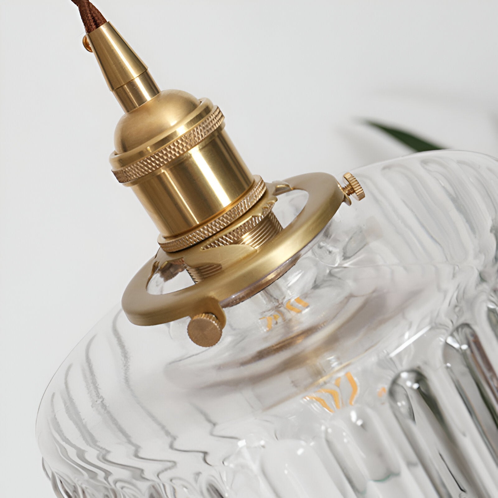 Verluna – Lampe Pendante Vintage en Verre Cylindrique Vert
