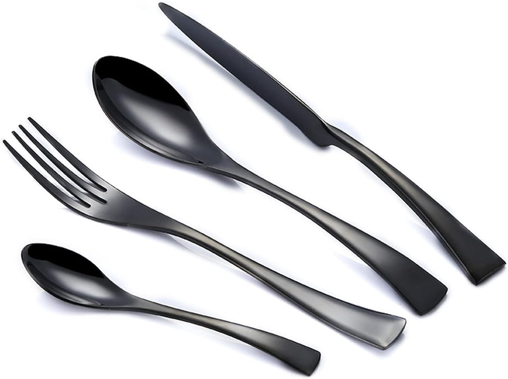 Set de couverts GlamourWare en acier inoxydable - Set de 5/20 pièces en porcelaine