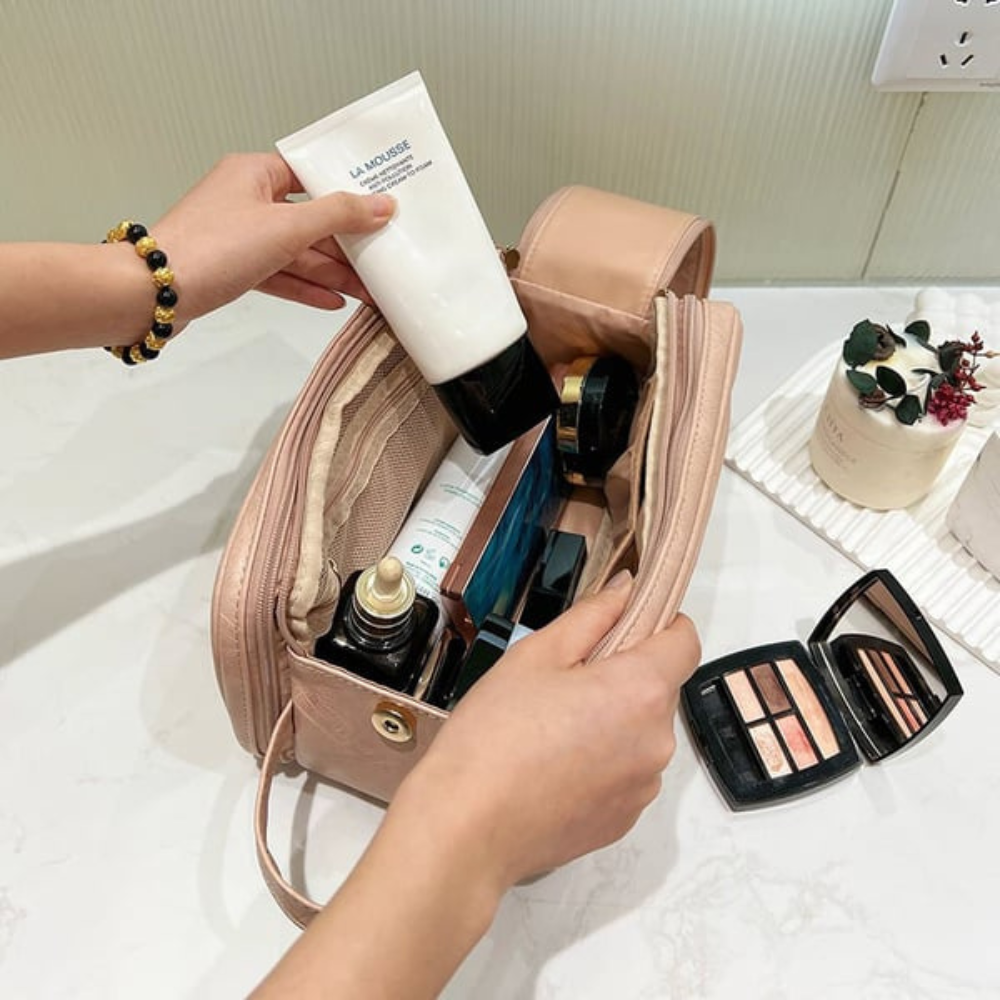 GlamPro™ - Trousse de maquillage de voyage à grande capacité