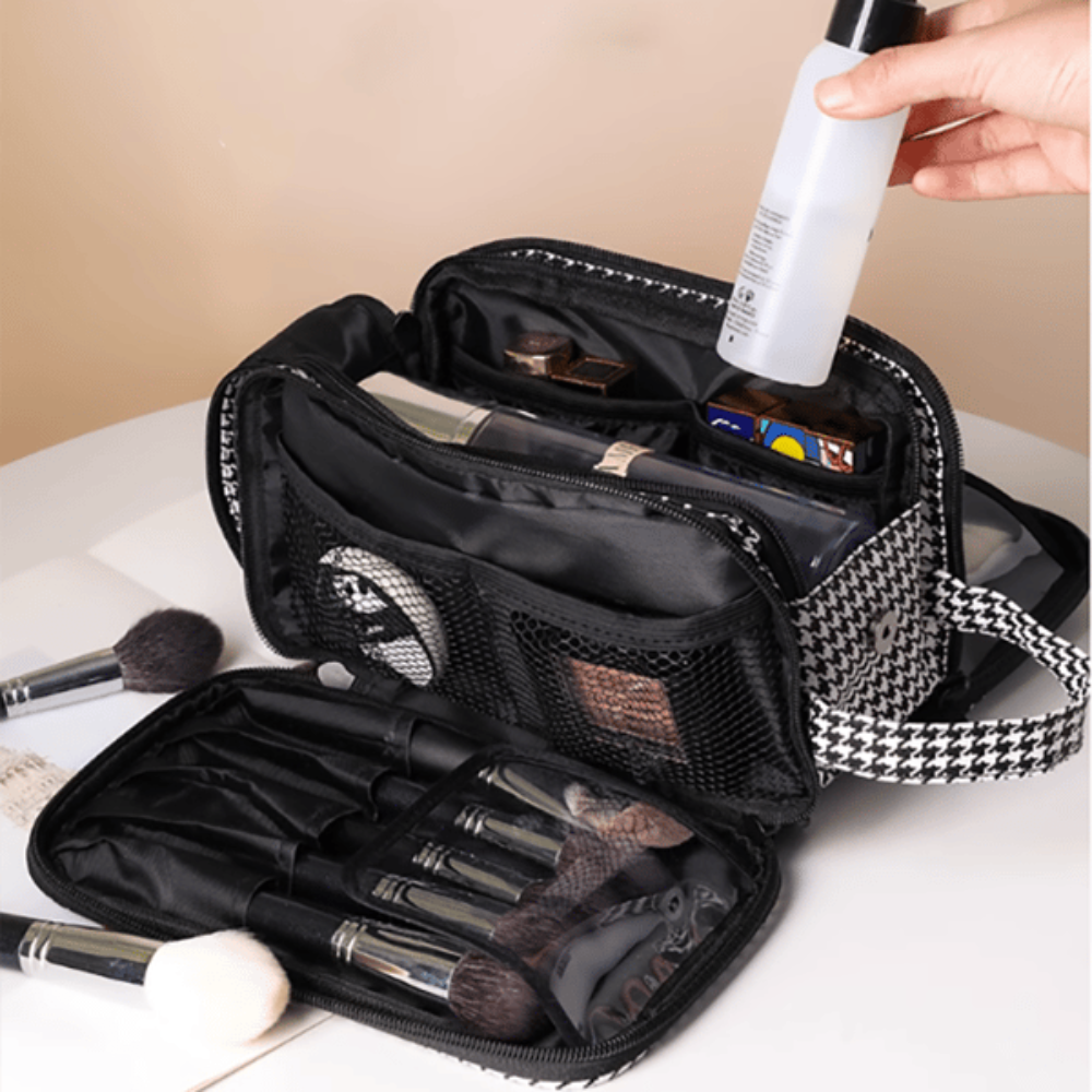 GlamPro™ - Trousse de maquillage de voyage à grande capacité