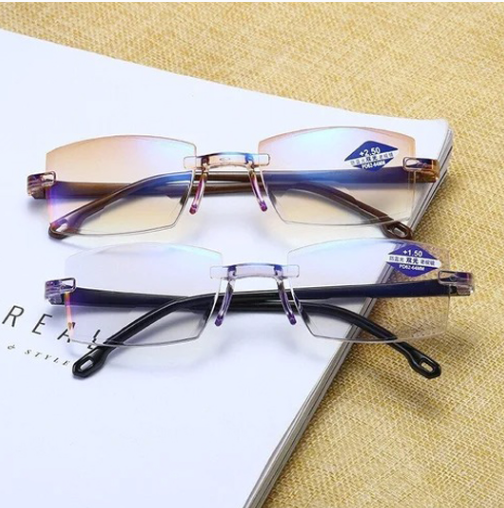 Lunettes progressives | Vision claire de près et de loin | Sans monture et ultra-légères | VisionClear
