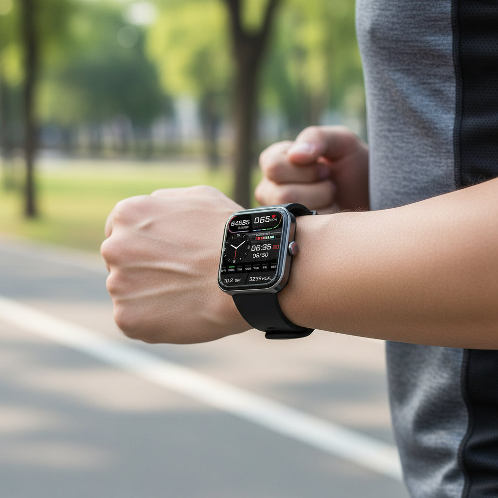 GLUCOFIT - Montre de santé intelligente conçue pour le suivi non invasif de la glycémie et la surveillance du bien-être quotidien