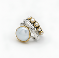 Bella - Bague perle et zircone