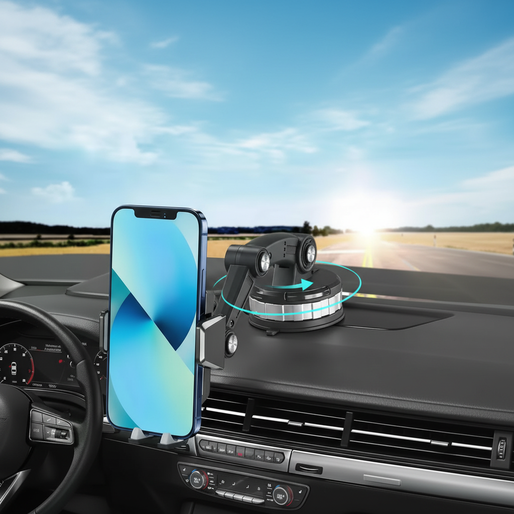 AUTOGRIP - Support de téléphone universel pour voiture avec rotation réglable à 360°