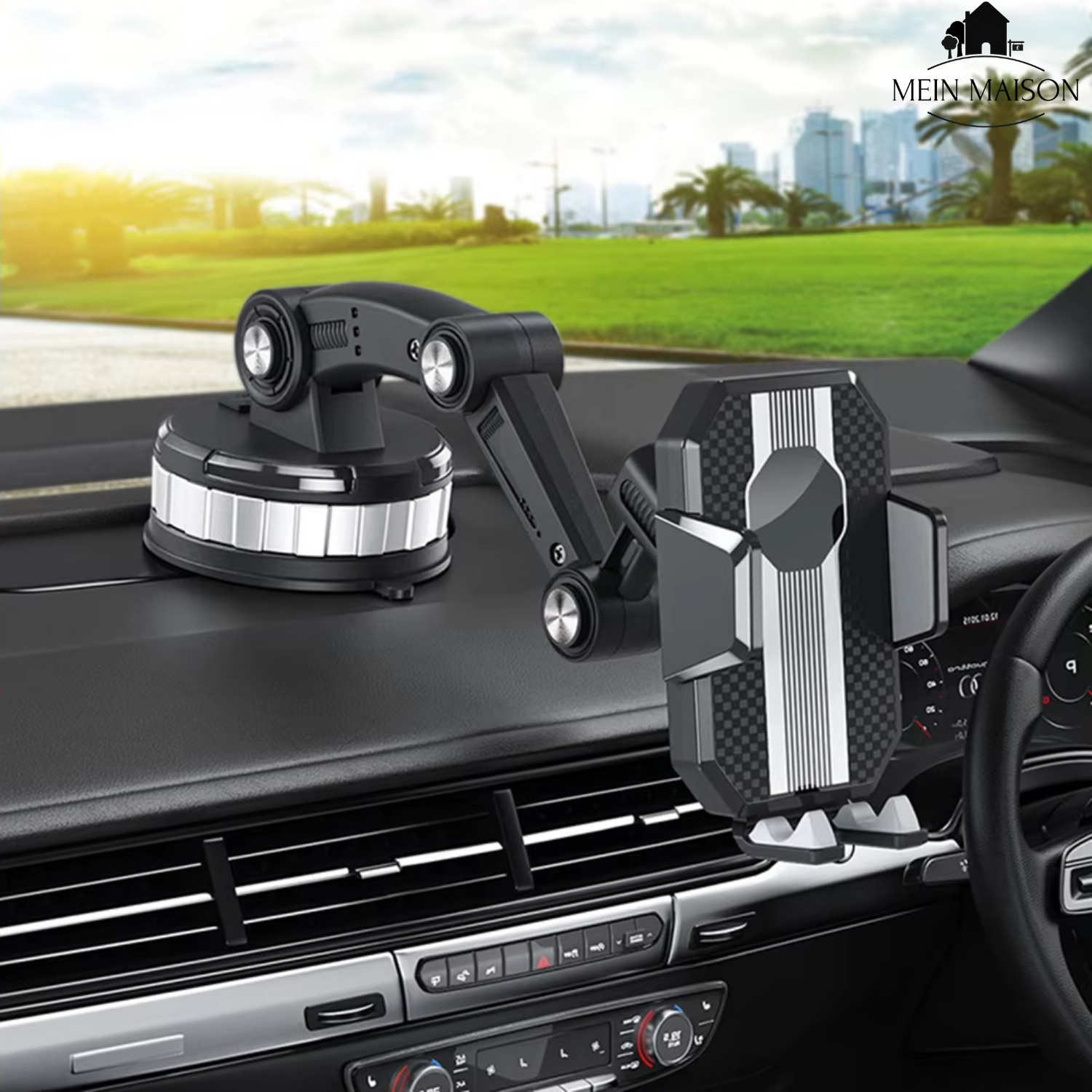 AUTOGRIP - Support de téléphone universel pour voiture avec rotation réglable à 360°