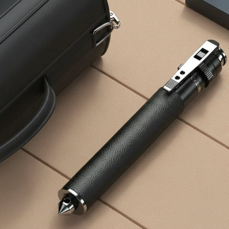 DEFENSTEP – Canne de Self-Défense Ergonomique Compacte et Robuste