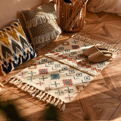 Tapis Boho Lavable